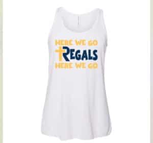 Here We Go Regals White Tank Top (Girls)